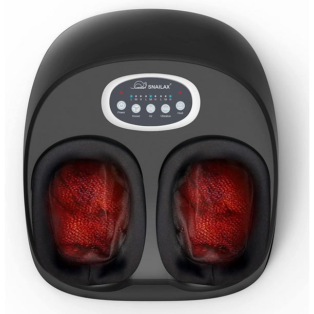 Snailax Vibration Foot Massager with Heat, Foot Massager Machine Deep Kneading Therapy Improve