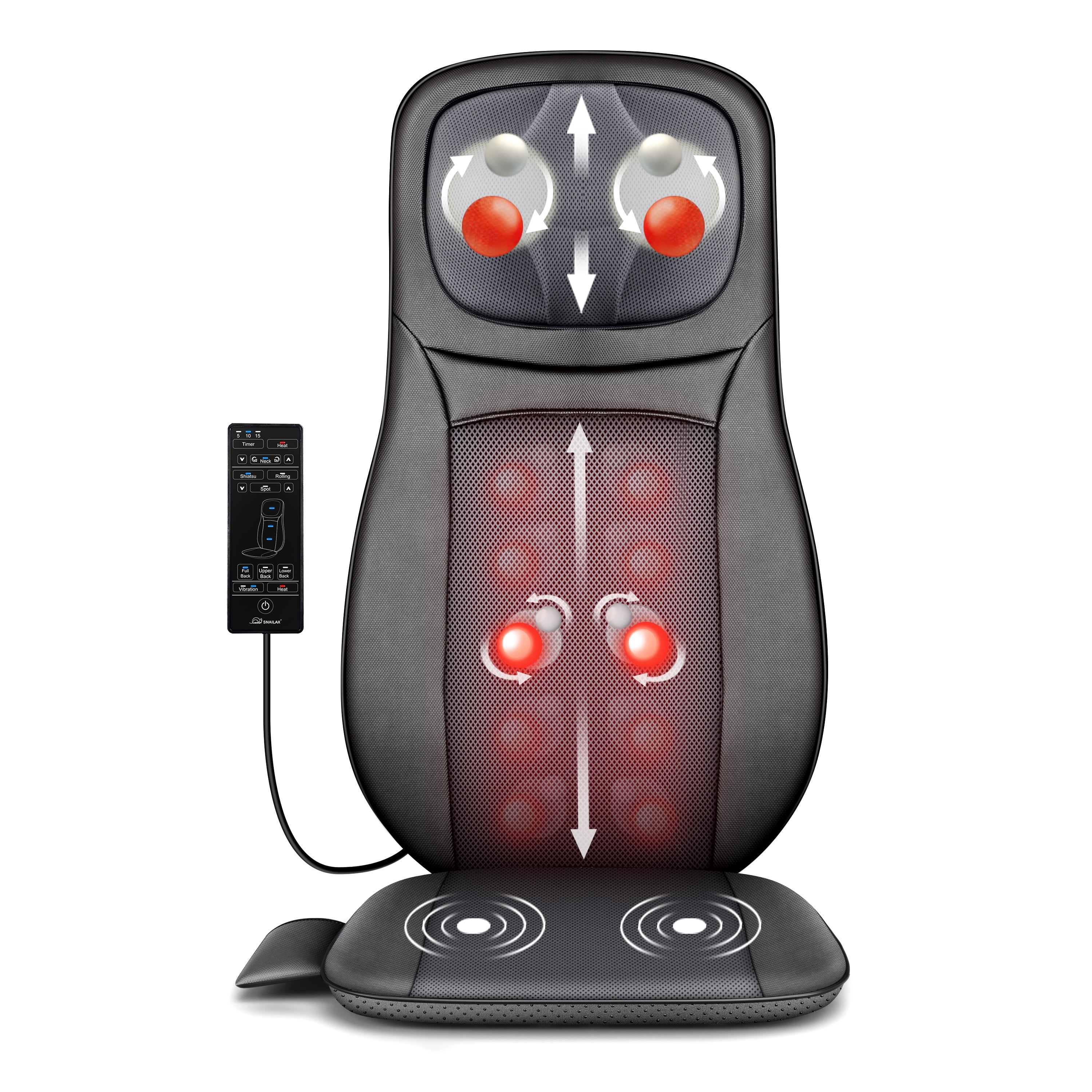 Snailax SL-236 Full Body Massager with Air Compress Kneading & Heat-, 2  years local warranty
