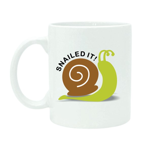 Snailed It! Quote Coffee Tea Mug White Cup With Free Gift Box