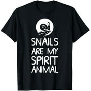 Snails Are My Spirit Animal Funny Tee Zen Meditation Lover T-Shirt