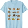 thumbnail image 1 of Snails Art Softstyle Unisex T-Shirt,Light Blue Color,Size 5-6T, 1 of 5