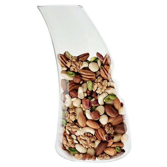 Snak Carafe  Glass Bar Snack Carafe to Enjoy Snacks Hygienically, 25 oz.