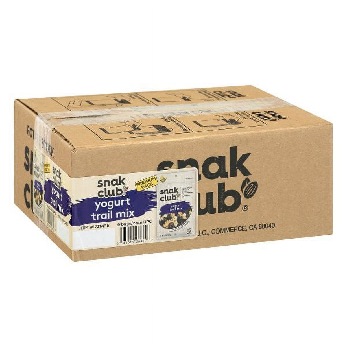 Snak Club All Natural Yogurt Trail Mix, Non-GMO, 6.75-Ounces, 6-Pack