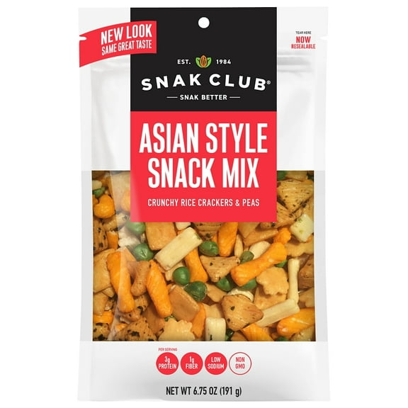 Snak Club Asian Style Snack Mix, 6.75 Oz.