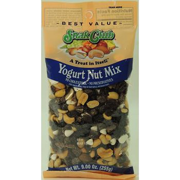 Snak Club Best Value Yogurt Nut Mix 9 Oz Each ( 6 In A Pack )