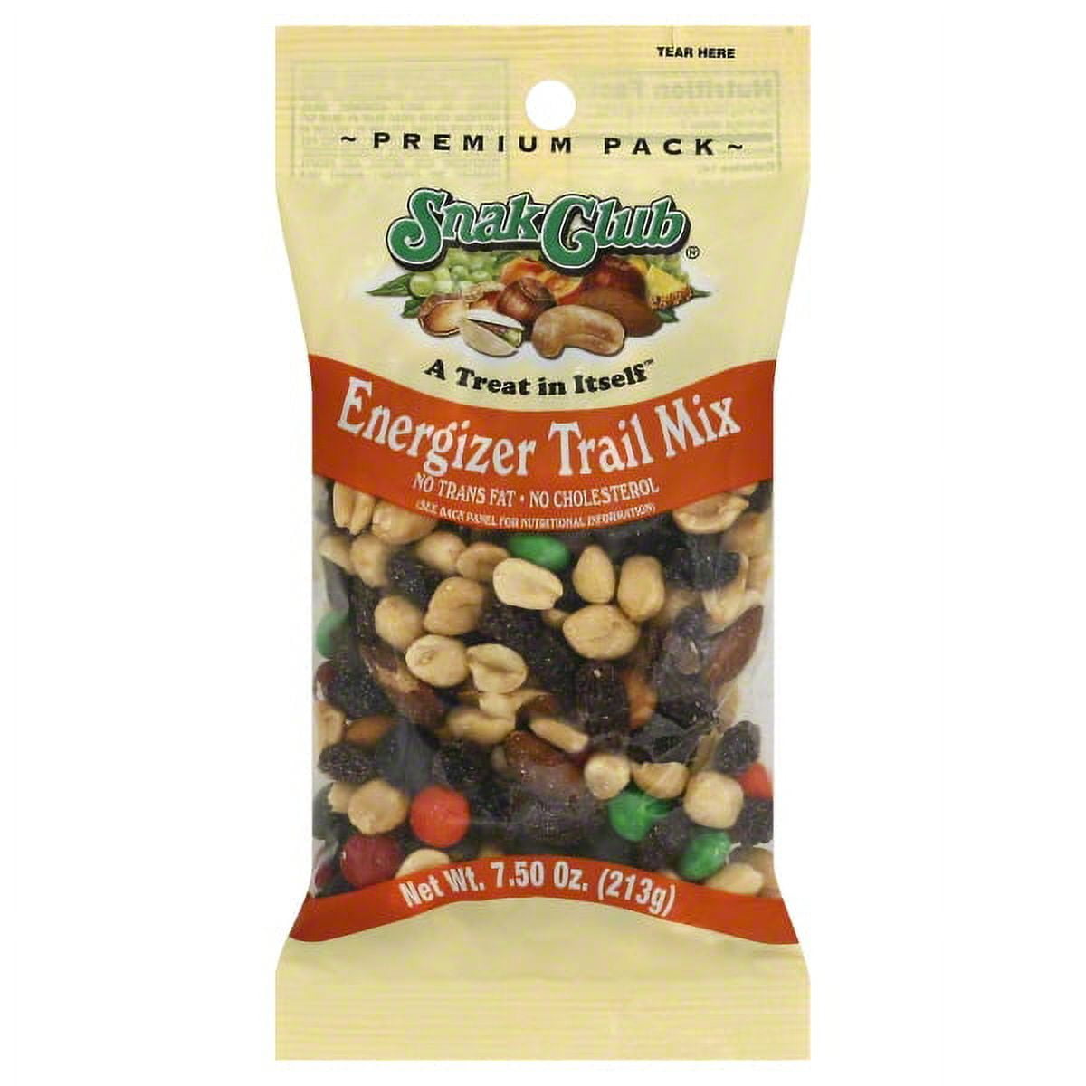 Snak Club CholesterolFree Energizer Trail Mix, 7.5 Oz.