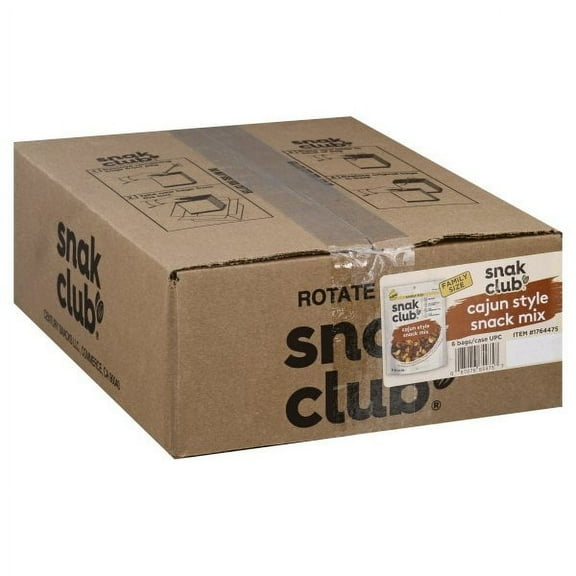 Snak Club Family Size Cajun Style Snack Mix, 15 Ounce -- 6 per case.