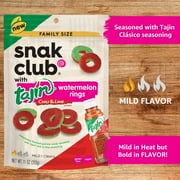 Snak Club - Family Size - Tajin Watermelon Rings - 11oz Bag