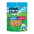 thumbnail image 1 of Snak Club Peanuts with Hidden Valley Ranch Seasoning, Roasted Nuts, Gluten-Free and Kosher Snack, 11 oz Resealable Bag, 1 of 5