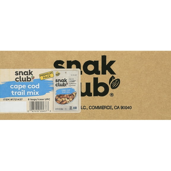 (Price/CASE)Century Snacks Premium Pack Cape Cod Trail Mix 3.5 Ounce - 6 Per Case