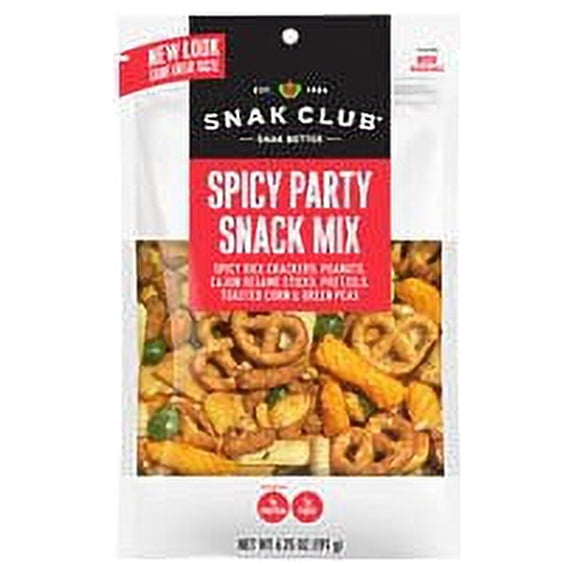 Snak Club Spicy Party Snack Mix, 6.75 Oz.
