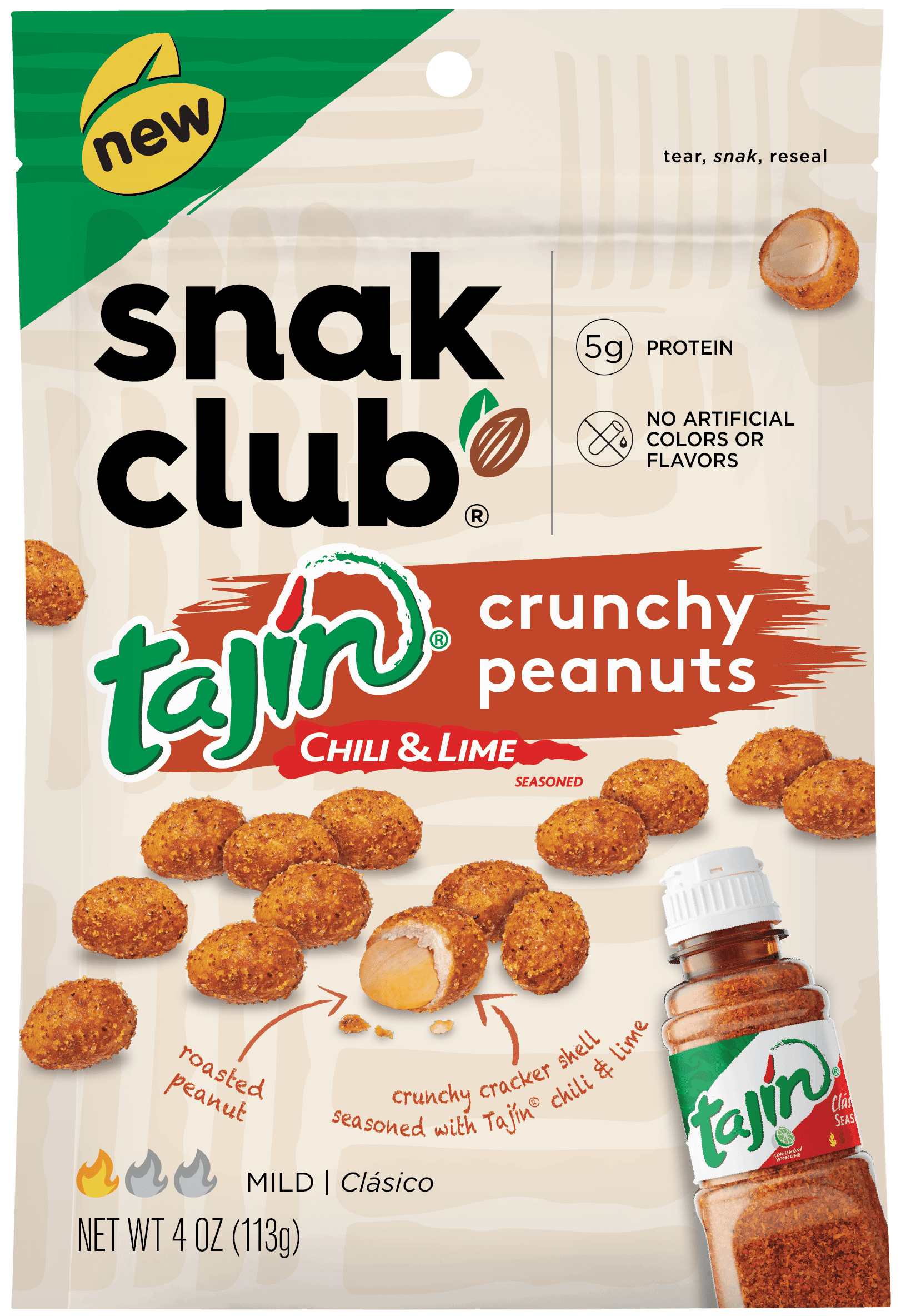 Snak Club Tajin Crunchy Peanuts