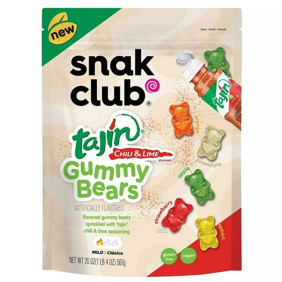 Snak Club Tajin Gummy Bears (20 Ounce)