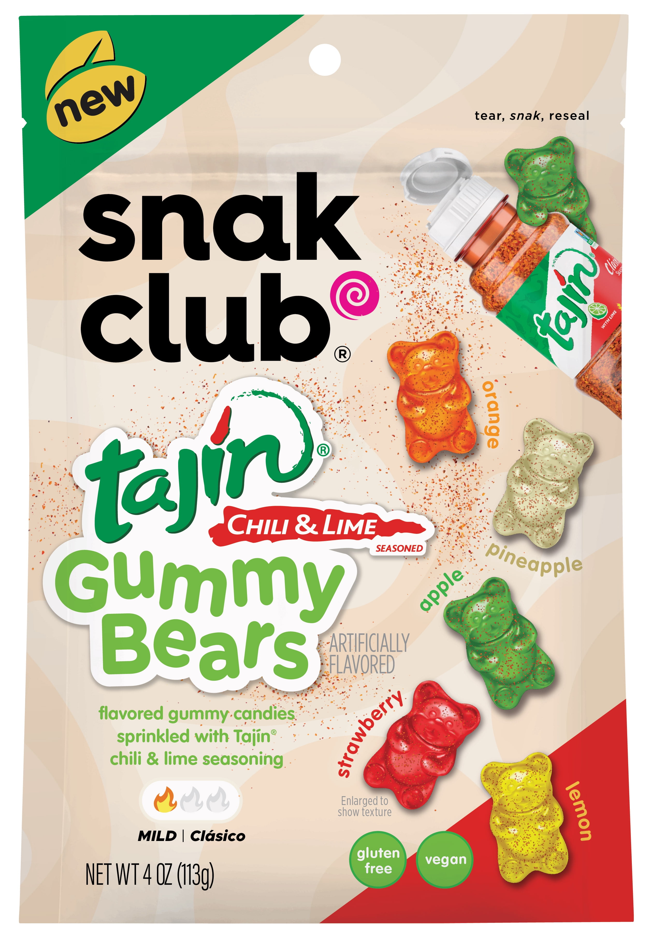 Snak Club Tajin Gummy Bears