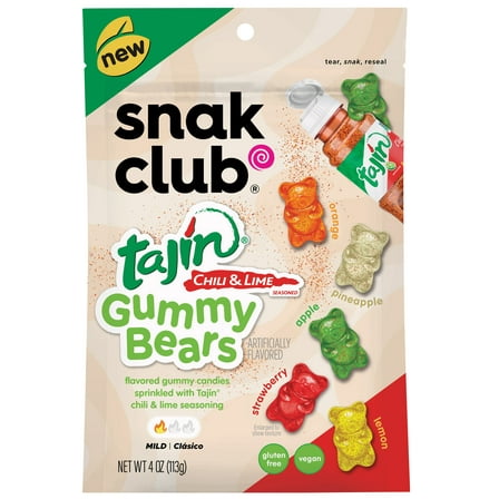 Snak Club Tajin Gummy Bears