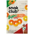 thumbnail image 1 of Snak Club Tajin Seasoned Candy Peach Rings Resealable 5 ounce Bag (Pack of 16), 1 of 7