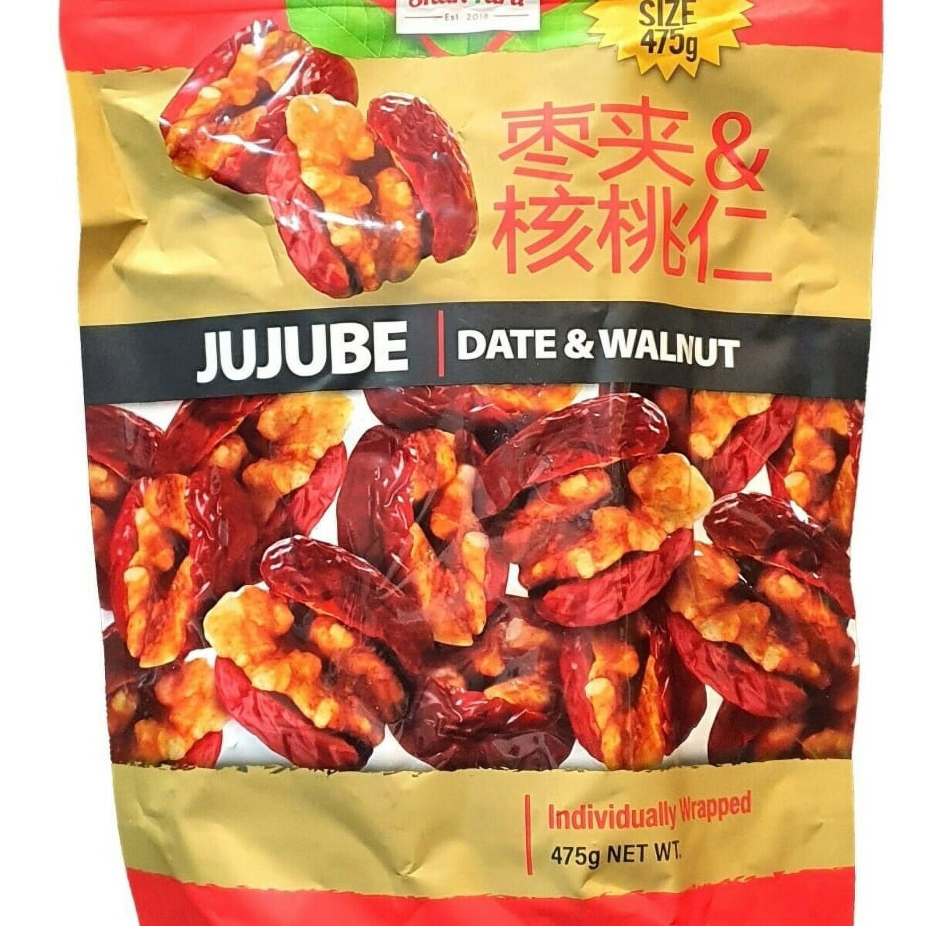 Snak Yard Jujube Date and Walnut Snack 16.75 Ounce - Walmart.com