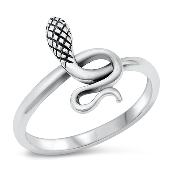 Snake Animal Coil Knot Ring .925 Sterling Silver Band Jewelry Female Male Unisex Size 9