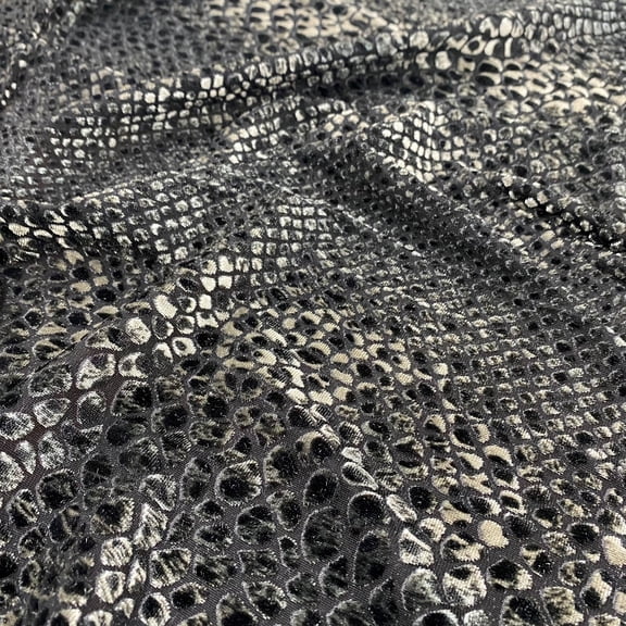 Snake Animal Print Burnout Velvet