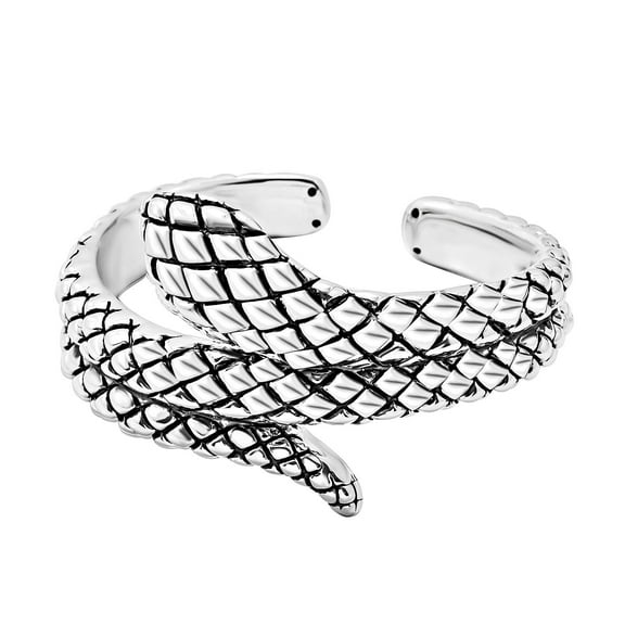 Snake Bangle Bracelet in 925 Sterling Silver 7.25 In 31.8 0 Grams Birthday Christmas Gifts