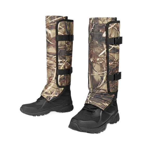 Snake Bite Protection Leg Gaiters, 1000D Nylon Puncture-Resistant Protective Shin Guards for Hunting, Hiking & Forestry Work