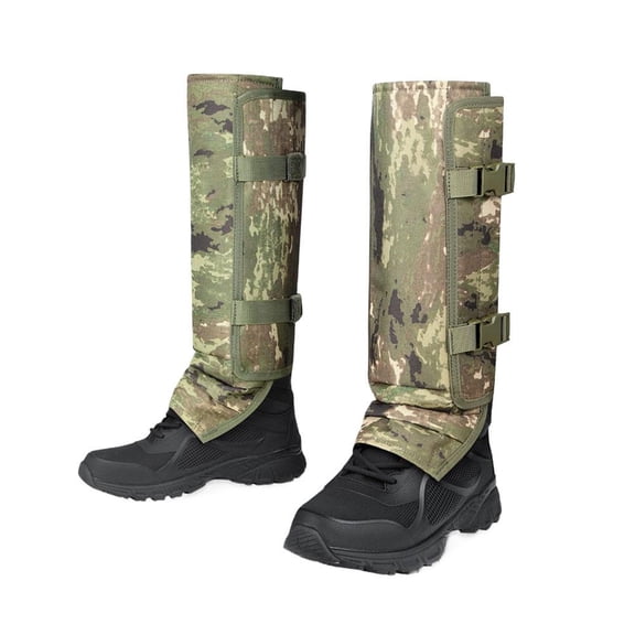 Snake Bite Protection Leg Gaiters, 1000D Nylon Puncture-Resistant Protective Shin Guards for Hunting, Hiking & Forestry Work