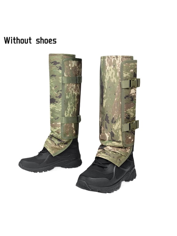 Snake Bite Protective Leg Gaiters, 1000D Oxford Cloth with PP Protective Panels, Adjustable Straps and Quick-Release Buckles for Outdoor Work