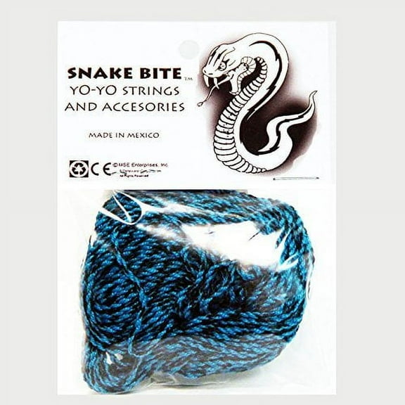 Snake Bite Yo-Yo Strings - 100% Polyester multi-color Strings- King Snake - 10 pack