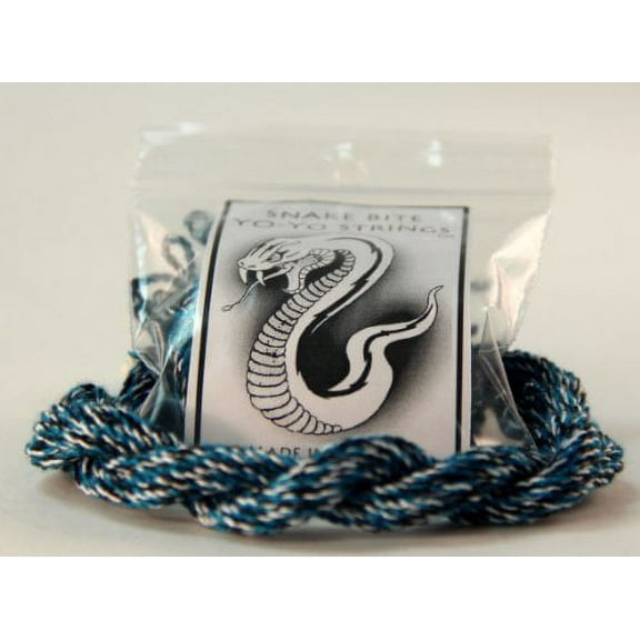 Snake Bite Yo-Yo Strings - 100% Polyester multi-color Strings- Night Snake - 10 pack