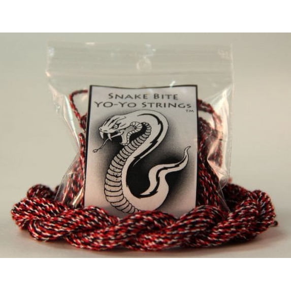 Snake Has String Snake Bite Yo-Yo Strings - Polyester - Normal T6 YoYo Strings - 10 pack ...