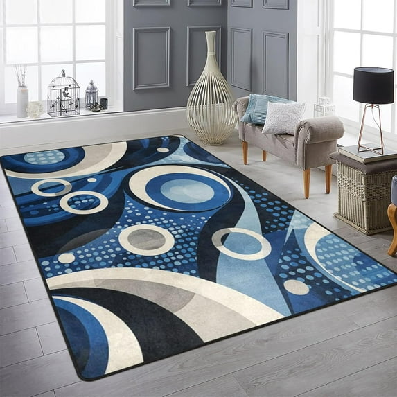 Snake Black Area Rugs 5'x7' Floor Rugs Non-Slip Machine Washable Carpet Magical Forest Snake Rugs for Soft Witchy Rug Floor Carpet for Bedroom Living Room Dining Room Office