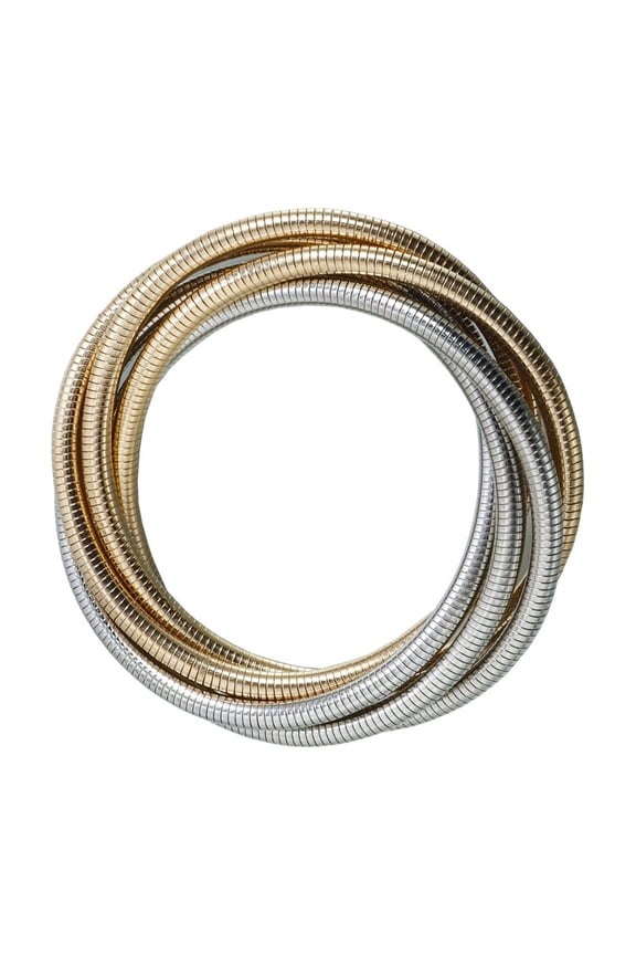 Snake Bone Link Layered Cuff Adjustable Wristband For Everyday Wear And Gifting