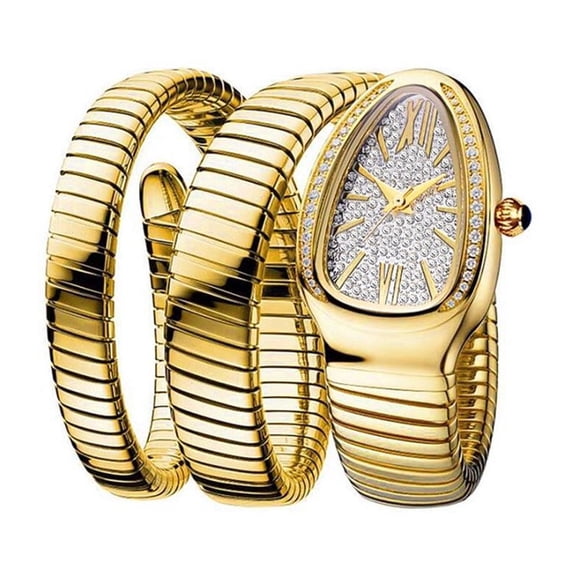Snake Bracelet Women's Watch Wrapped Strap Quartz Watches Women Casual Ladies Wristwatch