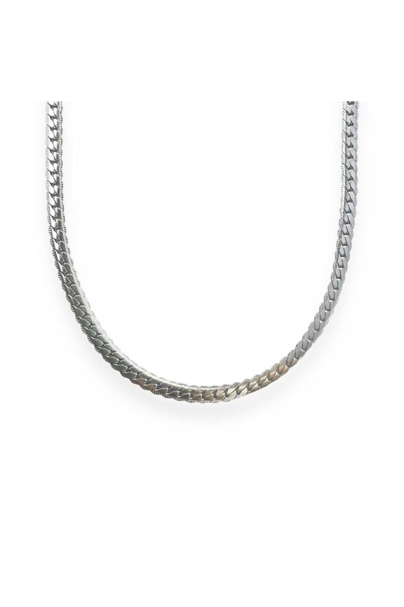 Snake Chain Link Chain Necklace for Men Women Streetwear Unisex Style