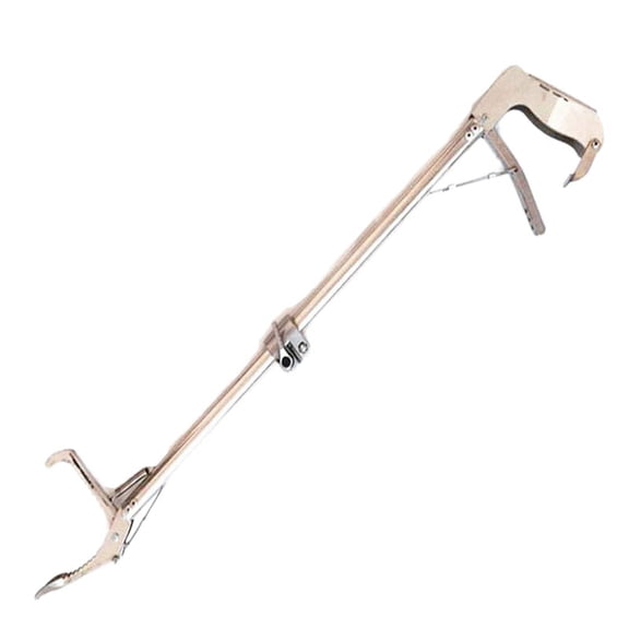 Snake Clamp Catcher Reptile Grabber Pick Up Handling Tongs Stainless Steel Tool for Snake Feeding Hunting Catching Wide Jaw & Self-Lock