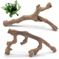 thumbnail image 1 of Snake Climbing Branch, 2Pcs Reptile Wood Natural Cork Log Tank Accessories Tree Trunk for Chameleon Bearded Dragon Gecko Snake Frog Spider, 1 of 8