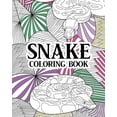 thumbnail image 1 of Snake Coloring Book: Animal Coloring Book, Zentangle Coloring, Quotes Coloring, Snake Lover Gifts, (Paperback), 1 of 1
