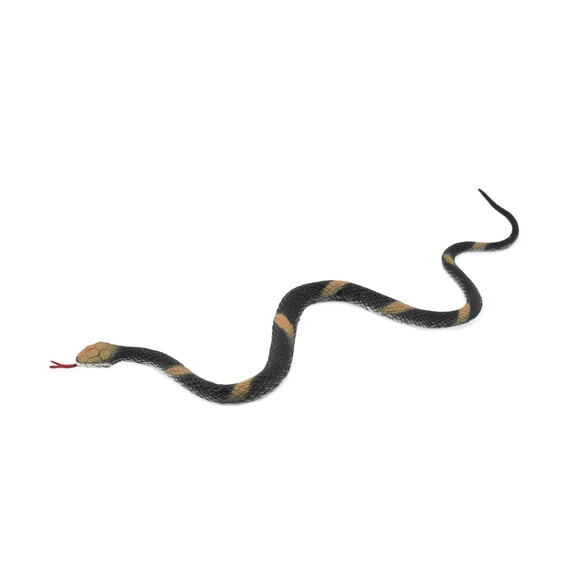 Snake, Coppperhead, Copper Head, Rattlesnake, Rubber Reptile, Educational, Realistic Hand Painted, Figure, Lifelike, Model, Figurine, Replica, Gift, Toy, 10" F3596 B363