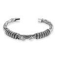 thumbnail image 1 of SHOP LC Snake Cuff Bracelet in Sterling Silver 7.25 In 41.40 Grams Gifts, 1 of 1