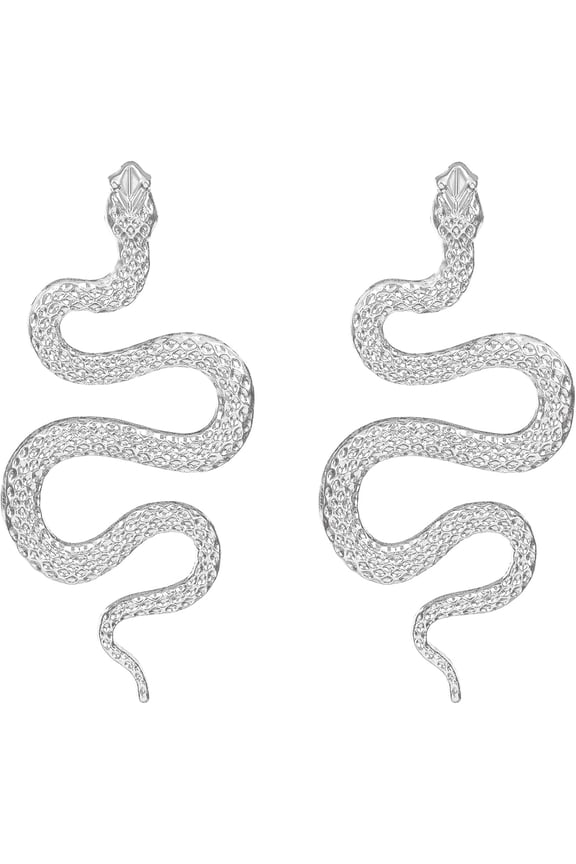 Snake Dangle Earrings for Women, Boho Statement Snake Earrings, Punk Gothic Personality Snake Dangle Drop Earrings, vintage Animal Serpent Jewelry.