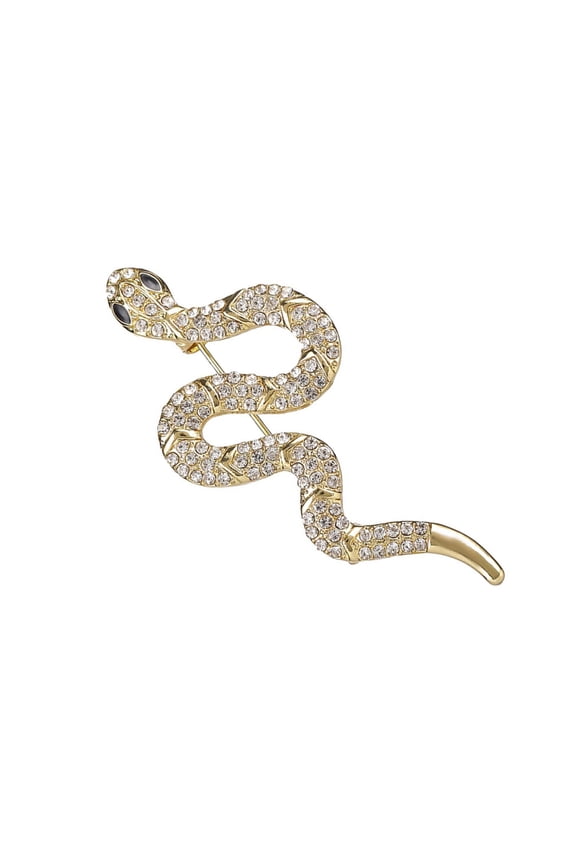 Snake Designs Metal Brooch Modern Snake Pattern Brooch Laple Pin Jewelry Perfect for Party Wear Gatherings
