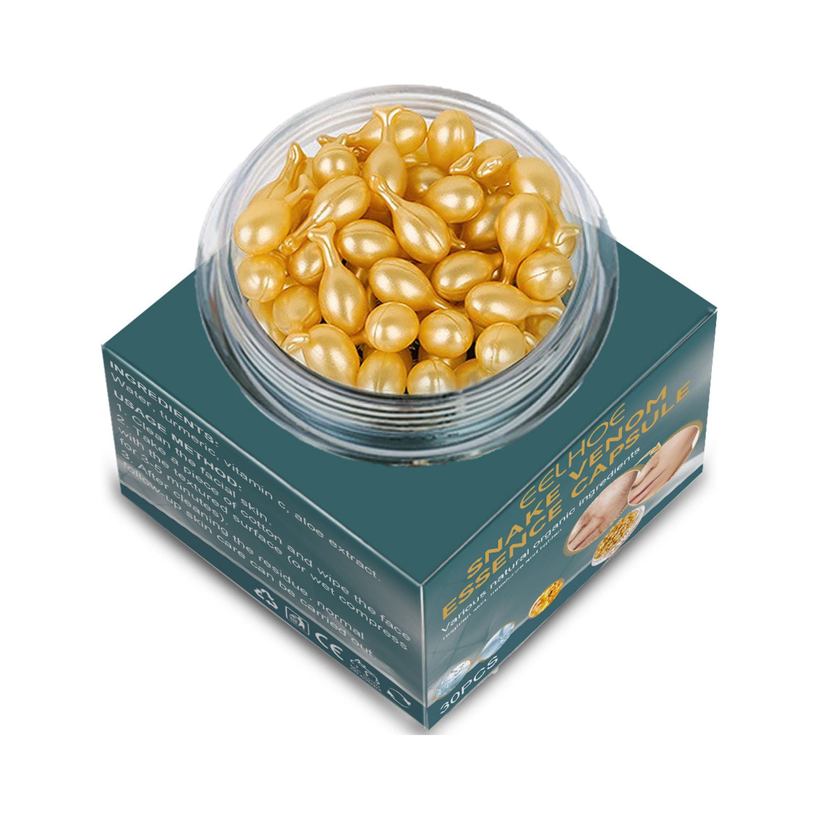 Snake Extract Serum Capsule,Antiwrinkle Antiaging Moisturizing