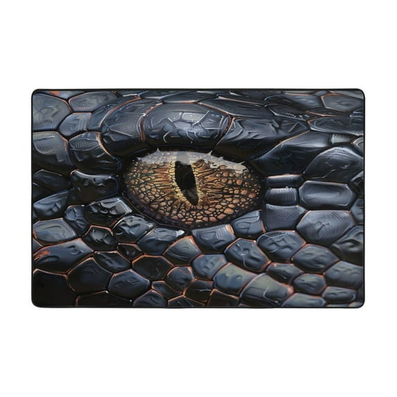 Snake Eye Rugs Washable Cover Floor Rug Carpets Bathroom Decorations For Kitchen Bedroom Indoor 72"X48"