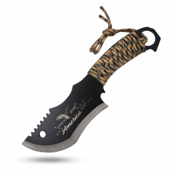 Snake Eye Tactical 250th Anniversary Fix Blade Hunting Knife