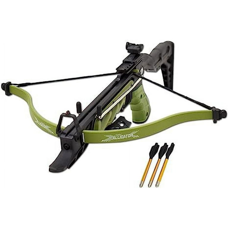 Snake Eye Tactical 80 lbs 225 FPS Cobra-System Self-Cocking-Pistol Crossbow  With Stock 