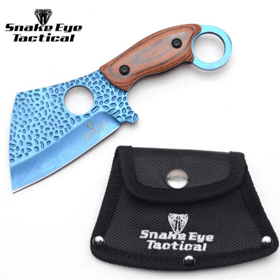 Snake Eye Tactical Clever Style Fix Blade Hunting Knife 7"