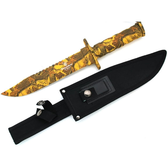 Snake Eye Tactical Full Tang Rescue Style Bowie Knife w/ Sheath
