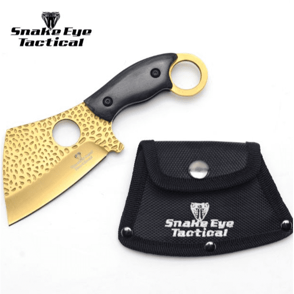 Snake Eye Tactical Clever Style Fix Blade Hunting Knife 7"