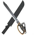 thumbnail image 1 of Snake Eye Tactical Sawback Blade Machete with Sheath, 1 of 6