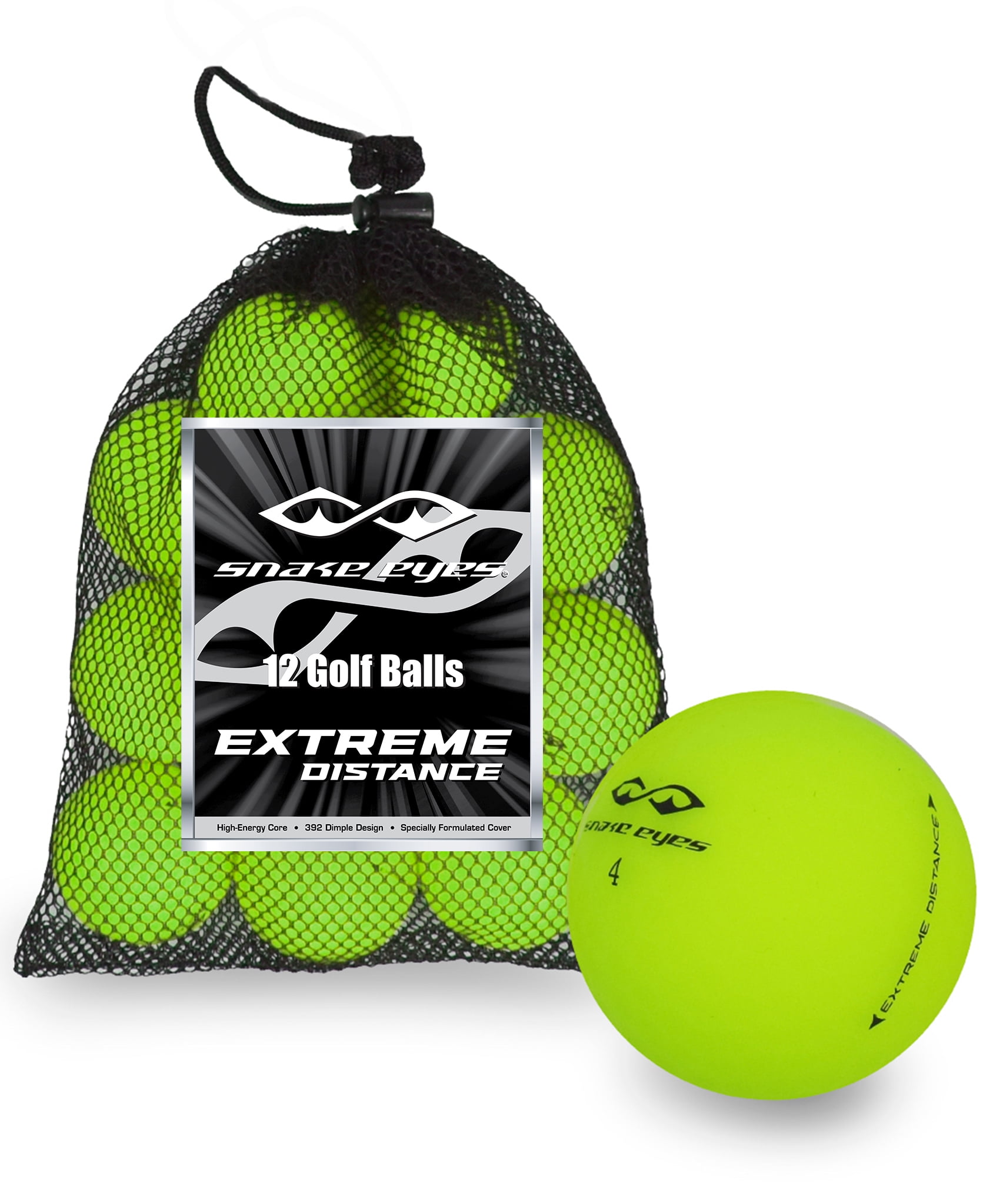 Snake Eyes Extreme Distance Golf Balls [12Balls]